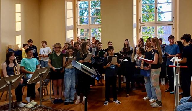 Probenfahrt: Musik-Ensembles in Schlitz