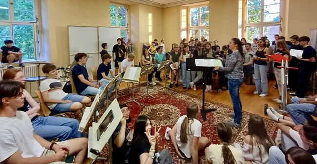 Probenfahrt: Musik-Ensembles in Schlitz