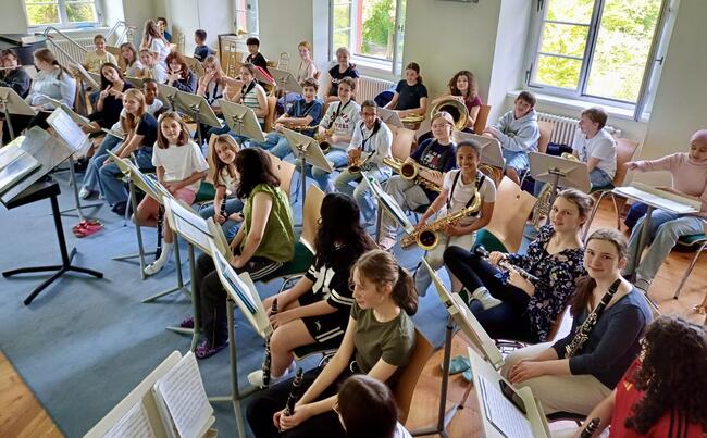 Probenfahrt: Musik-Ensembles in Schlitz