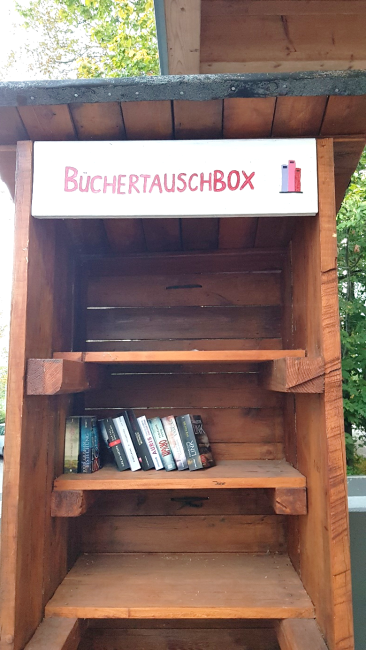Büchertauschbox am GMB
