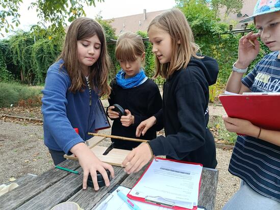 LemaS-Exkursion für Schülerinnen und Schüler der 6. Klassen in die Grüne Schule der Uni Mainz