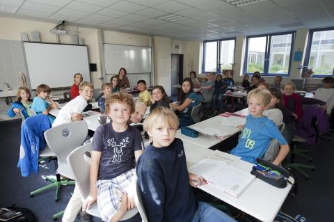 Ein Klassenraum am GMB