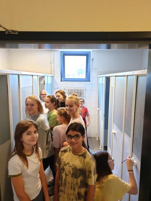 Mädchentoiletten werden bunter