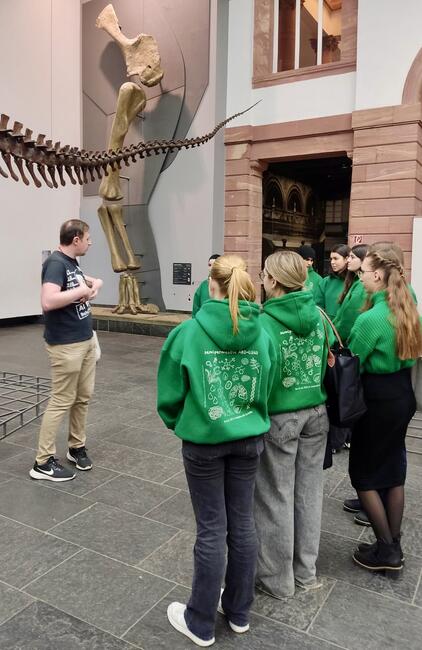 Exkursion des Bio-LKs Q4f ins Senckenbergmuseum