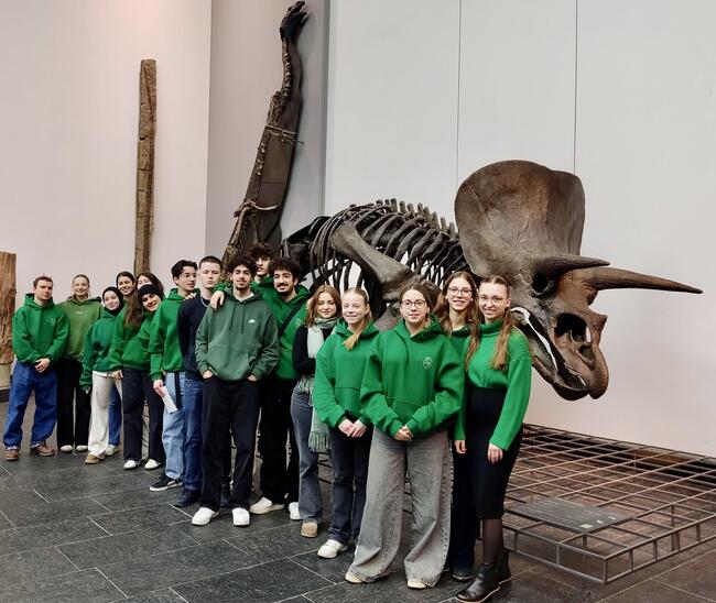 Exkursion des Bio-LKs Q4f ins Senckenbergmuseum