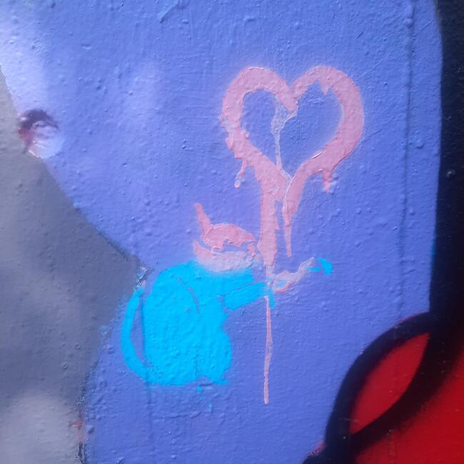 Streetart im Stil von Banksy