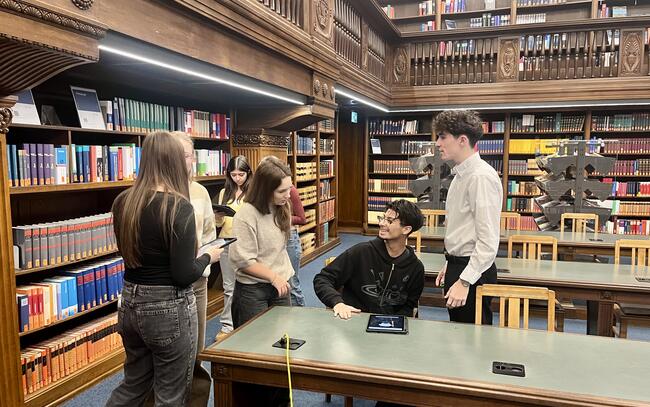 Exkursion zur Hochschul- und Landesbibliothek