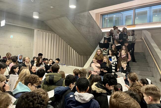 Weihnachtssingen am GMB 