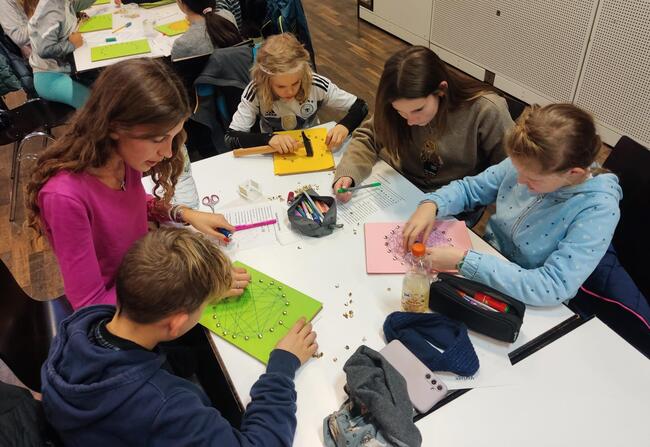 Mathematisches Weihnachtsbasteln