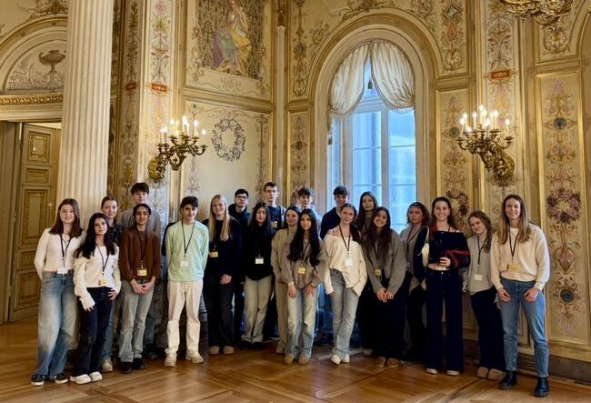 Besuch der 9e im Hessischen Landtag