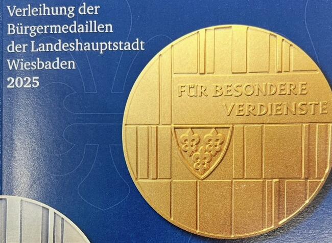 Bürgermedaille der Stadt Wiesbaden 