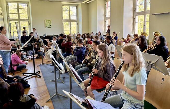 Probenfahrt zu der Landesmusikakademie