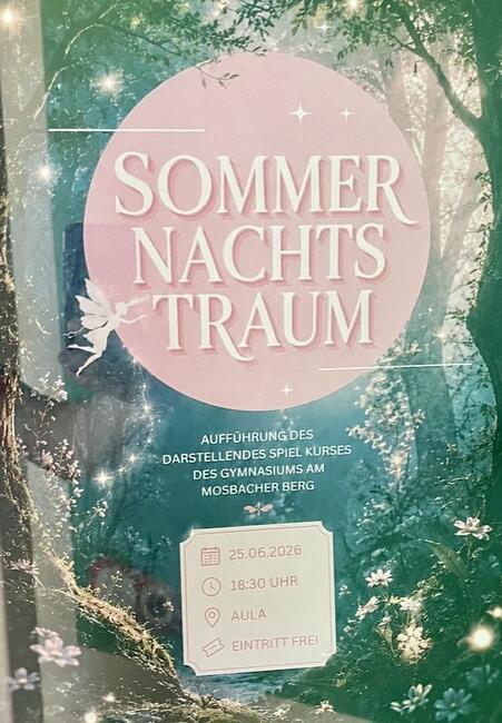 Generalprobe für den Sommernachtstraum
