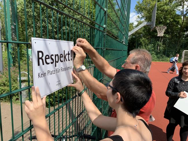 Respekt - wir gegen Rassismus! Respekt - wir gegen Rassismus!