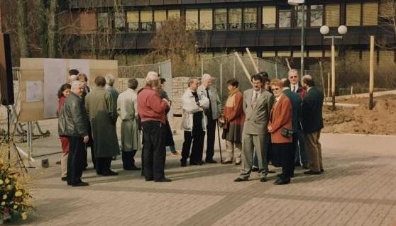 Musenbau_Baustart_Herr Jung und Frau Gebert