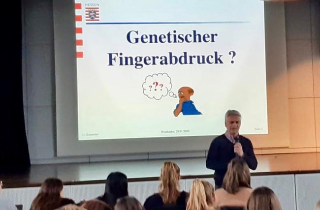 Vortrag: "Genetischer Fingerabdruck"