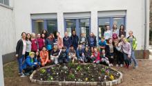 Blumenbeet der Klasse 7a (2017) Blumenbeet der Klasse 7a (2017)