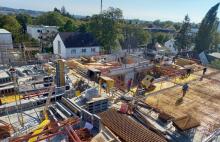 Neubau des Verwaltungsgebäudes: Herbst 2021 Neubau des Verwaltungsgebäudes: Herbst 2021